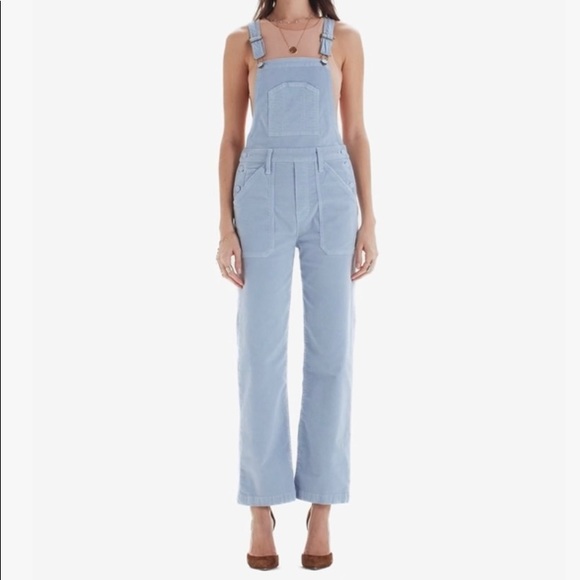 MOTHER Pants - MOTHER THE PATCH RAMBLER OVERALL ANKLE